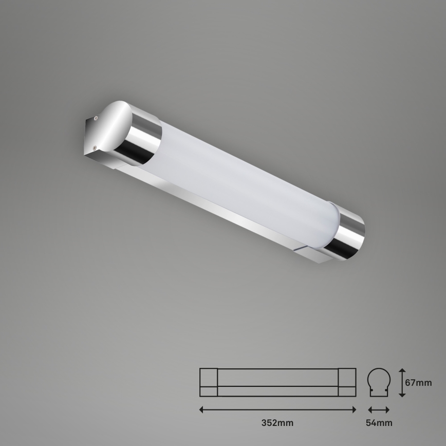 Briloner 2051-018 - LED Badkamer spiegelverlichting LED/8W/230V IP44