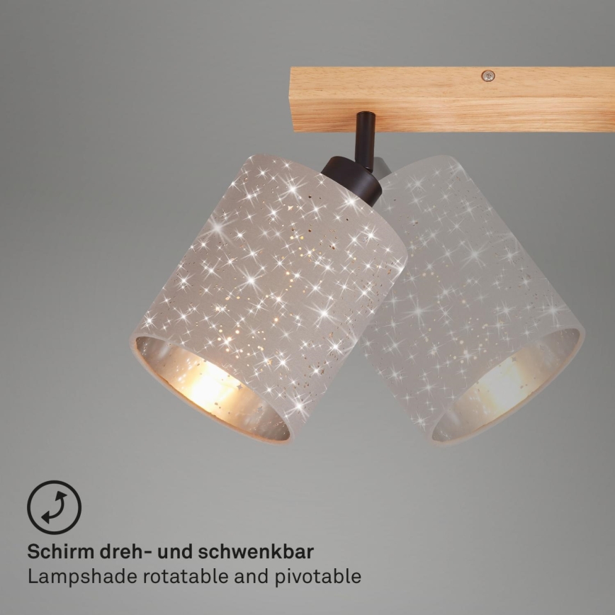 Briloner 2078-031 - Spot SPOTLIGHT 3xE27/25W/230V beige