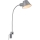 Briloner 2079-014 - Muur flexible lamp 1xE27/10W/230V zilver