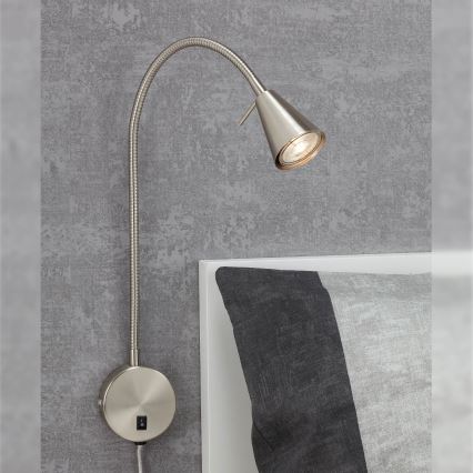 Briloner 2082-012 - LED Wandlamp COMFORT LIGHT 1xGU10/5W/230V mat chroom