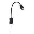 Briloner 2085-015 - LED Touch wall lamp TUSI 1xGU10/5W/230V zwart