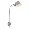 Briloner 2089-014 - Flexibele wandlamp BRELLO 1xE27/10W/230V mat chroom