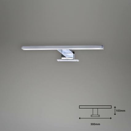 Briloner 2104-018 - LED Badkamer spiegelverlichting DUN LED/5W/230V 30 cm IP44