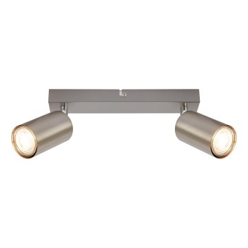 Briloner 2172-022 - Spotarmatuur SPOT 2xGU10/9W/230V mat chroom