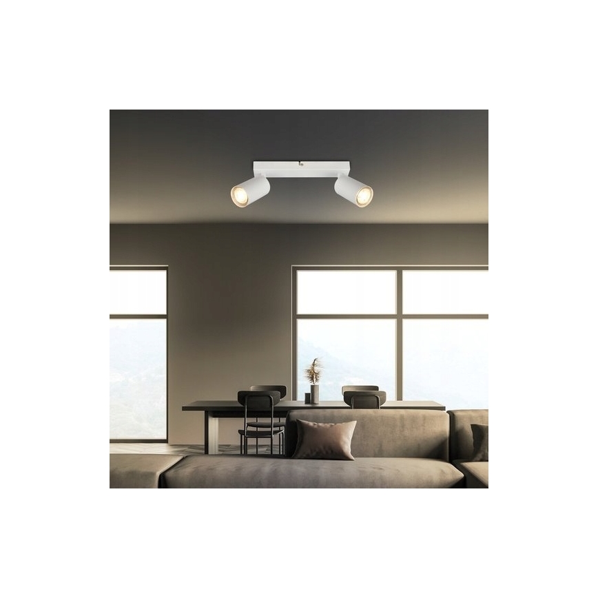 Briloner 2172-026 - Opbouwspot SPOT 2x GU10/9W/230V, wit