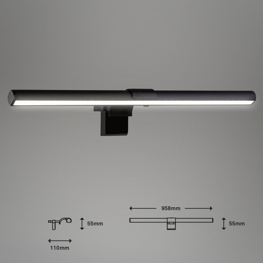 Briloner 2303-015 - LED dimbare monitorverlichting LED/3,5W/230V 2700/4000/6500K