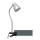 Briloner 2615-014P - LED Lamp met klem GRIP LED/2,5W/230V zilver