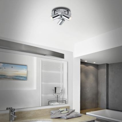 Briloner 2731-038 - plafondspot CUP 3xGU10/5W/230V glanzend chroom