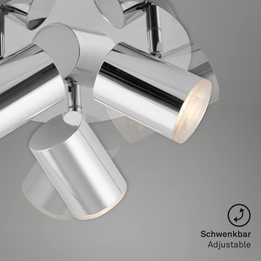 Briloner 2731-038 - plafondspot CUP 3xGU10/5W/230V glanzend chroom