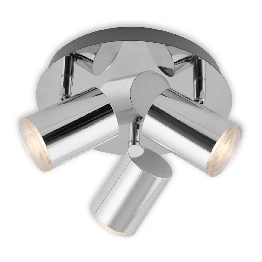 Briloner 2731-038 - Spotarmatuur CUP 3xGU10/5W/230V IP44 glanzend chroom