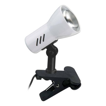 Briloner 2794/016P - klemlamp 1xE14/40W/230V zwart/wit