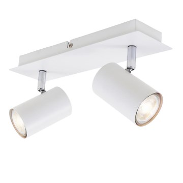 Briloner 2857-026 - Witte Spot Verlichting SPOT 2x GU10 / 40W / 230V