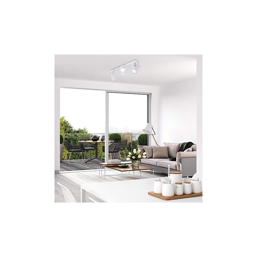 Briloner 2857-036 - Witte Spot Verlichting SPOT 3x GU10 / 40W / 230V