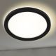 Briloner 3008-015 - LED plafondlamp LED/8W/230V diameter 21 cm zwart IP44