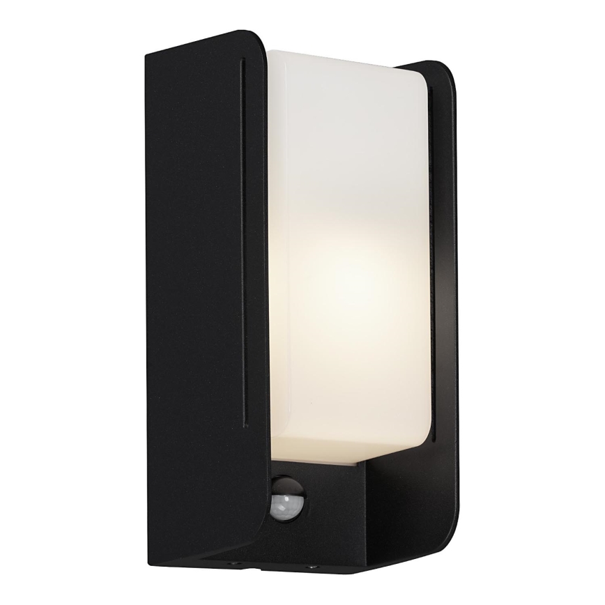 Briloner 3017-015 - Wandlamp voor Buiten met Sensor 1xE27/12W/230V IP44