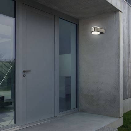 Briloner 3035-012- LED Wandlamp voor buiten HANAU LED/6,5W/230V IP44 mat chroom