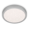 Briloner 3048-014 - LED Plafondlamp RUNA LED/18W/230V zilver