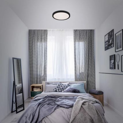 Briloner 3071-015 - LED Plafondlamp RUNA LED/24W/230V zwart