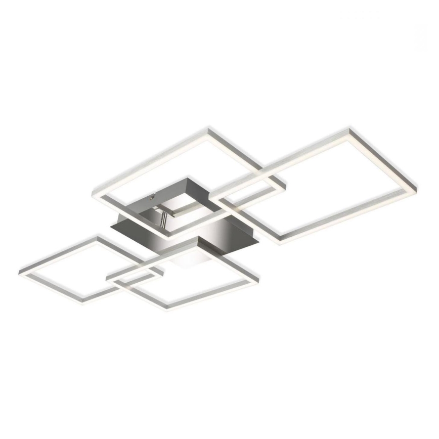 Briloner 3091-018 - Dimbare LED Plafondlamp FRAME LED/30W/230V glanzend chroom