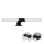 Briloner 3113-115 - LED Badkamer spiegelverlichting LED/12W/230V IP44 47 cm zwart