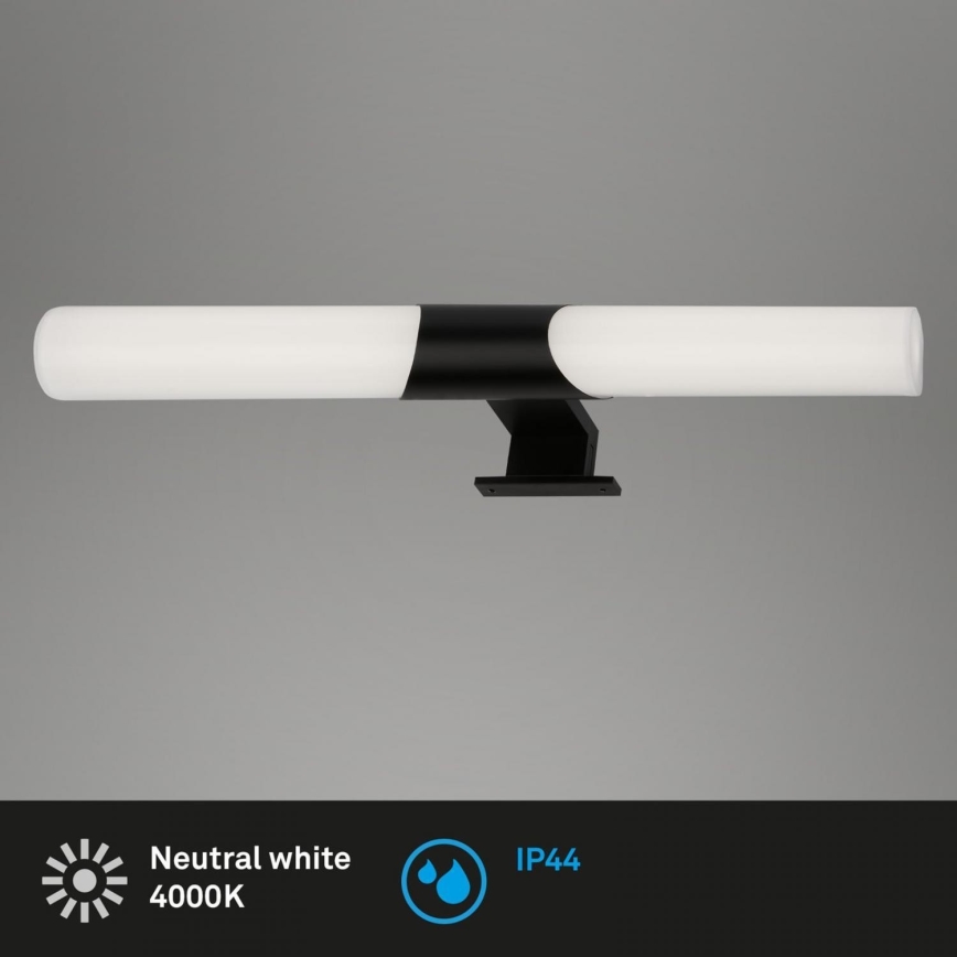 Briloner 3113-115 - LED Badkamer spiegelverlichting LED/12W/230V IP44 47 cm zwart