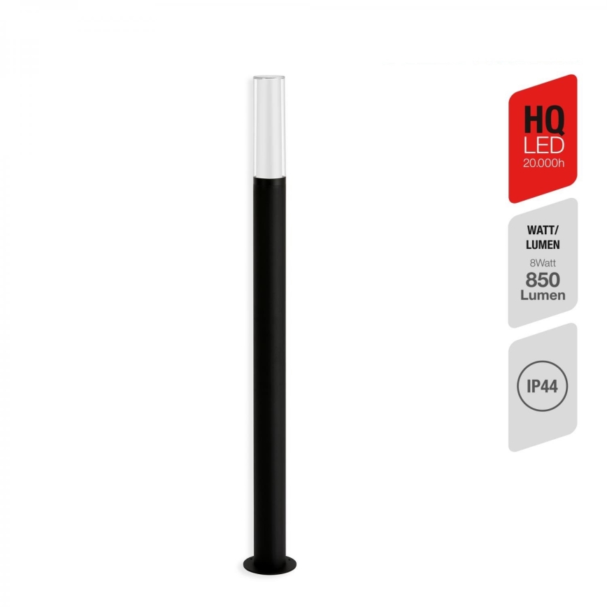 Briloner 311505TF - LED Buitenlamp LED/8W/230V IP44 4000K 97 cm zwart