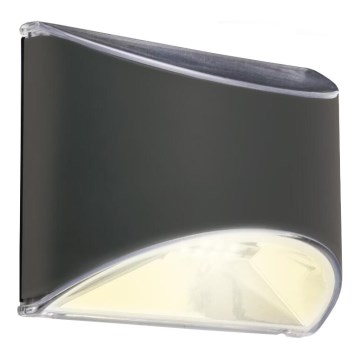 Briloner 3133015 - LED Solar wandlamp LED/2W/3,7V IP44 3000K 300 mAh