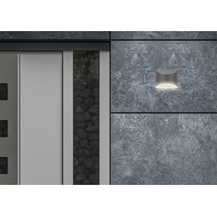 Briloner 3133015 - LED Solar wandlamp LED/2W/3,7V IP44 3000K