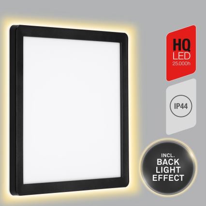 Briloner 313505TF - LED Wandlamp voor buiten LED/15W/230V IP44 4000K zwart