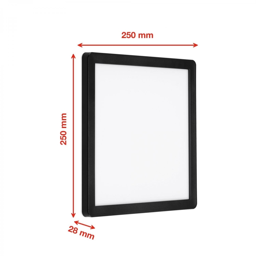 Briloner 313505TF - LED Wandlamp voor buiten LED/15W/230V IP44 4000K zwart