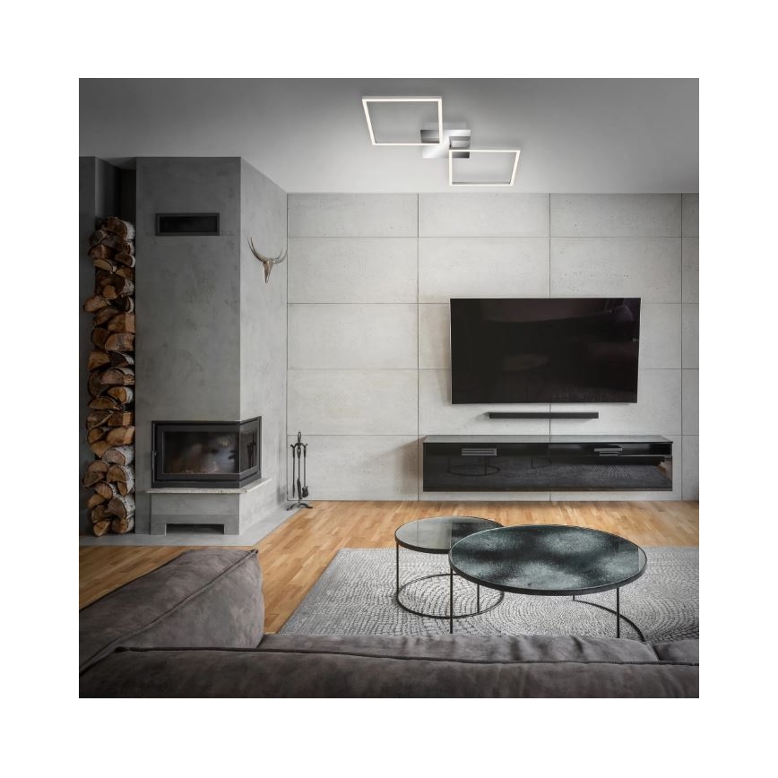 Briloner 3192-018 - LED plafondlamp FRAMES 2xLED/16W/230V