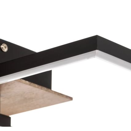 Briloner 3210-014 - Dimbare LED Plafondlamp FRAME 2xLED/11W/230V bruin