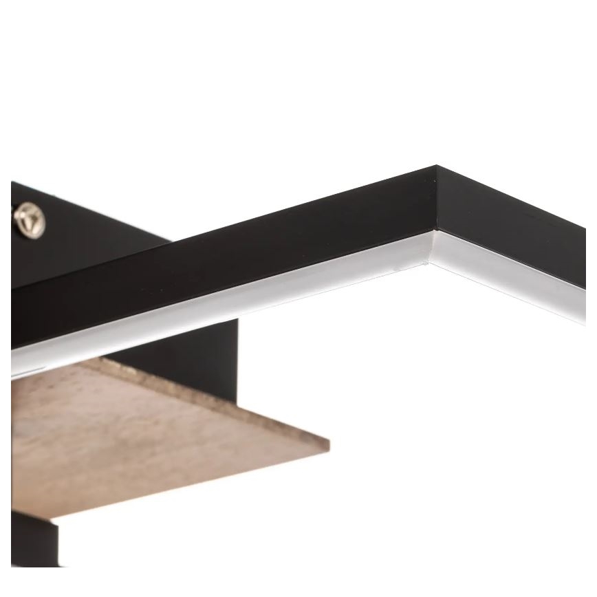 Briloner 3210-014 - Dimbare LED Plafondlamp FRAME 2xLED/11W/230V bruin