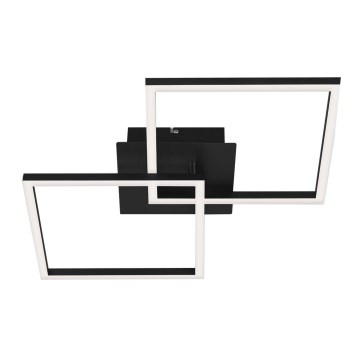 Briloner 3210-015 - Dimbare LED Plafondlamp FRAME 2xLED/11W/230V zwart