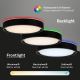 Briloner 3227-015 - Dimbare LED RGB plafondlamp met sensor TALENA LED/24W/230V zwart + afstandsbediening