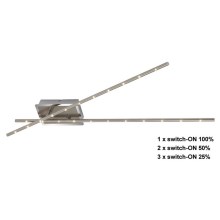 Briloner 3252-022 - LED Dimbare plafondlamp TEMPALTE 2xLED / 11W / 230V