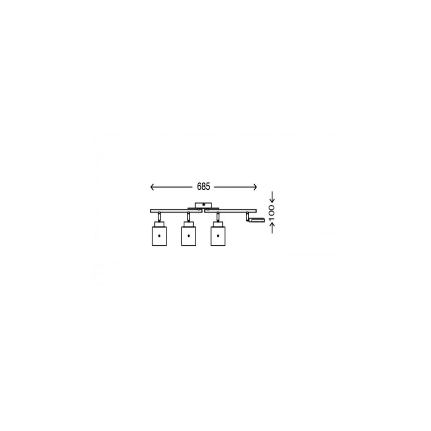 Briloner 3305-047 - LED spot GLAM 4xLED/4,5W/230V