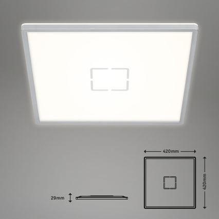 Briloner 3393-014 - LED plafondlamp FREE LED/22W/230V 42x42 cm