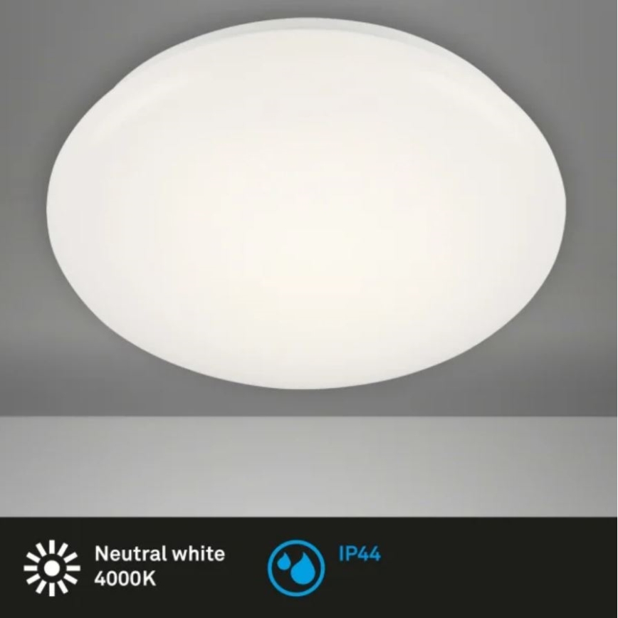 Briloner 3407-016 - LED Badkamer plafondlamp SPLASH LED/18W/230V IP44