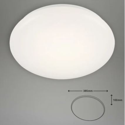 Briloner 3407-016 - LED Badkamer plafondlamp SPLASH LED/18W/230V IP44