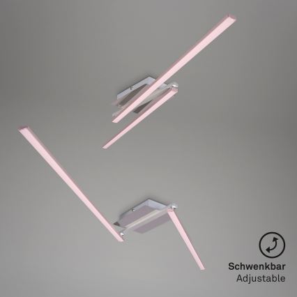 Briloner 3500-018 - LED Bevestigde Hanglamp STAFF 2xLED/6W/230V