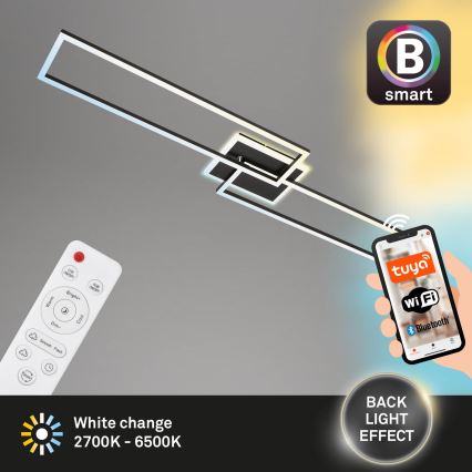 Briloner 3538-015 - Dimbare LED hanglamp FRAME 2xLED/20W/230V 2700-6500K Wi-Fi Tuya + afstandsbediening