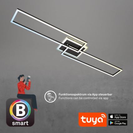 Briloner 3538-015 - Dimbare LED hanglamp FRAME 2xLED/20W/230V 2700-6500K Wi-Fi Tuya + afstandsbediening