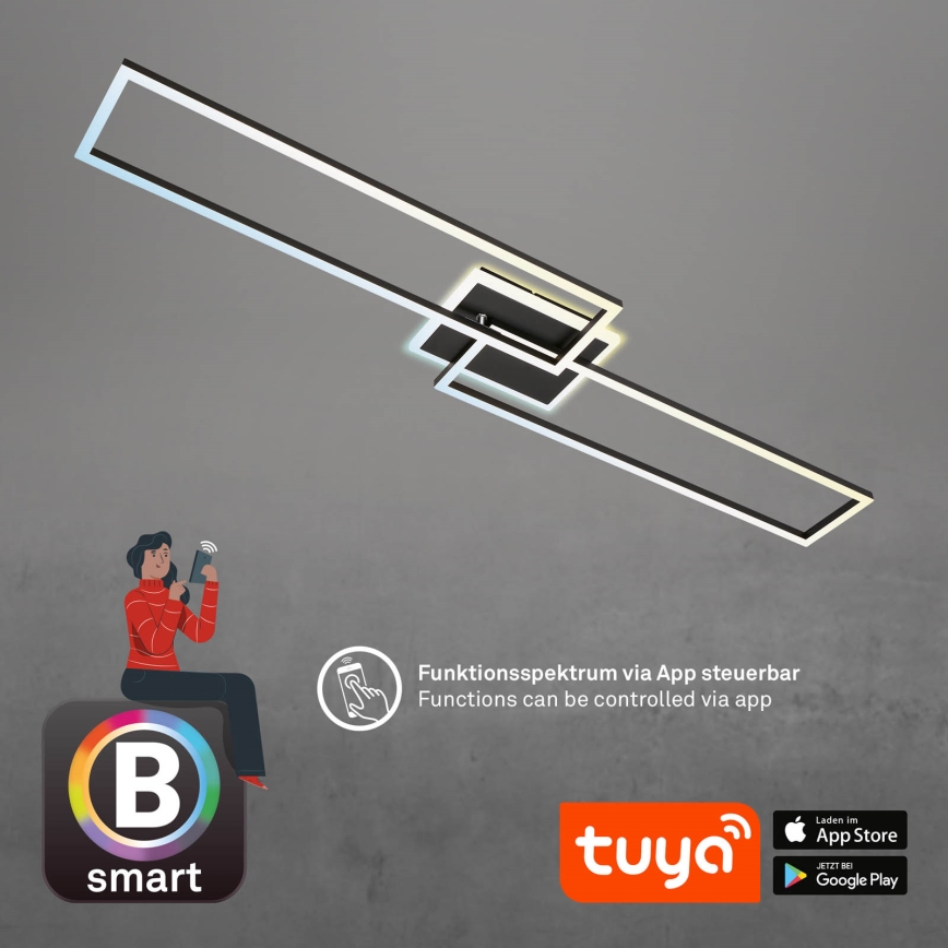 Briloner 3538-015 - Dimbare LED hanglamp FRAME 2xLED/20W/230V 2700-6500K Wi-Fi Tuya + afstandsbediening