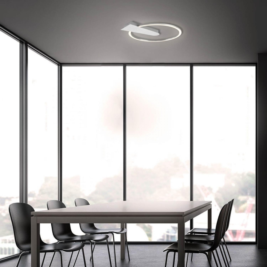 Briloner 3542-018 - Dimbare LED Plafondlamp NICO LED/12W/230V mat chroom