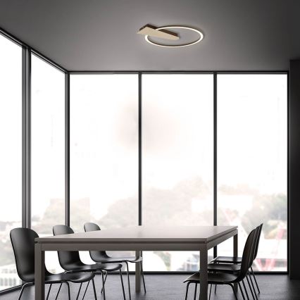 Briloner 3542017 - Dimbare LED plafondlamp NICO LED/12W/230V goud