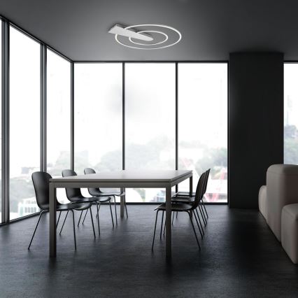 Briloner 3543-018 - Dimbare LED Plafondlamp NICO LED/25W/230V mat chroom