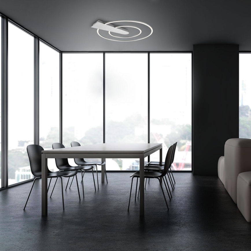 Briloner 3543-018 - Dimbare LED Plafondlamp NICO LED/25W/230V mat chroom