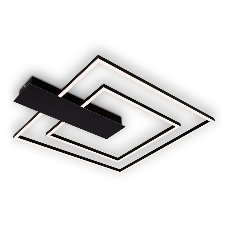 Briloner 3545-015 - Dimbare LED plafondlamp NICO LED/25W/230V zwart