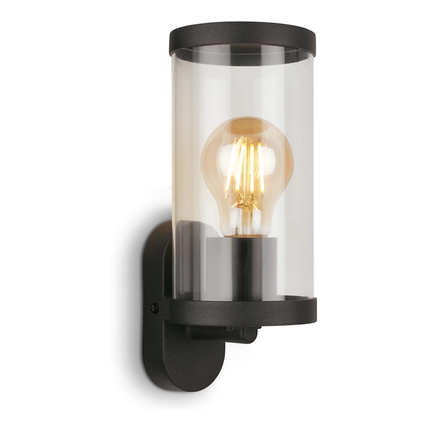 Briloner 3600-015 - Wandlamp voor buiten KAIRO 1xE27/12W/230V IP44 zwart